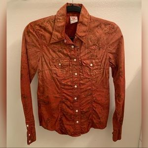 True Religion Long Sleeve Button Down